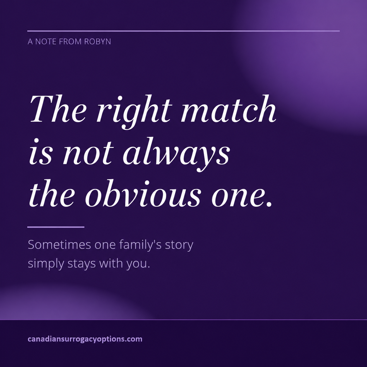 Finding the right surrogate